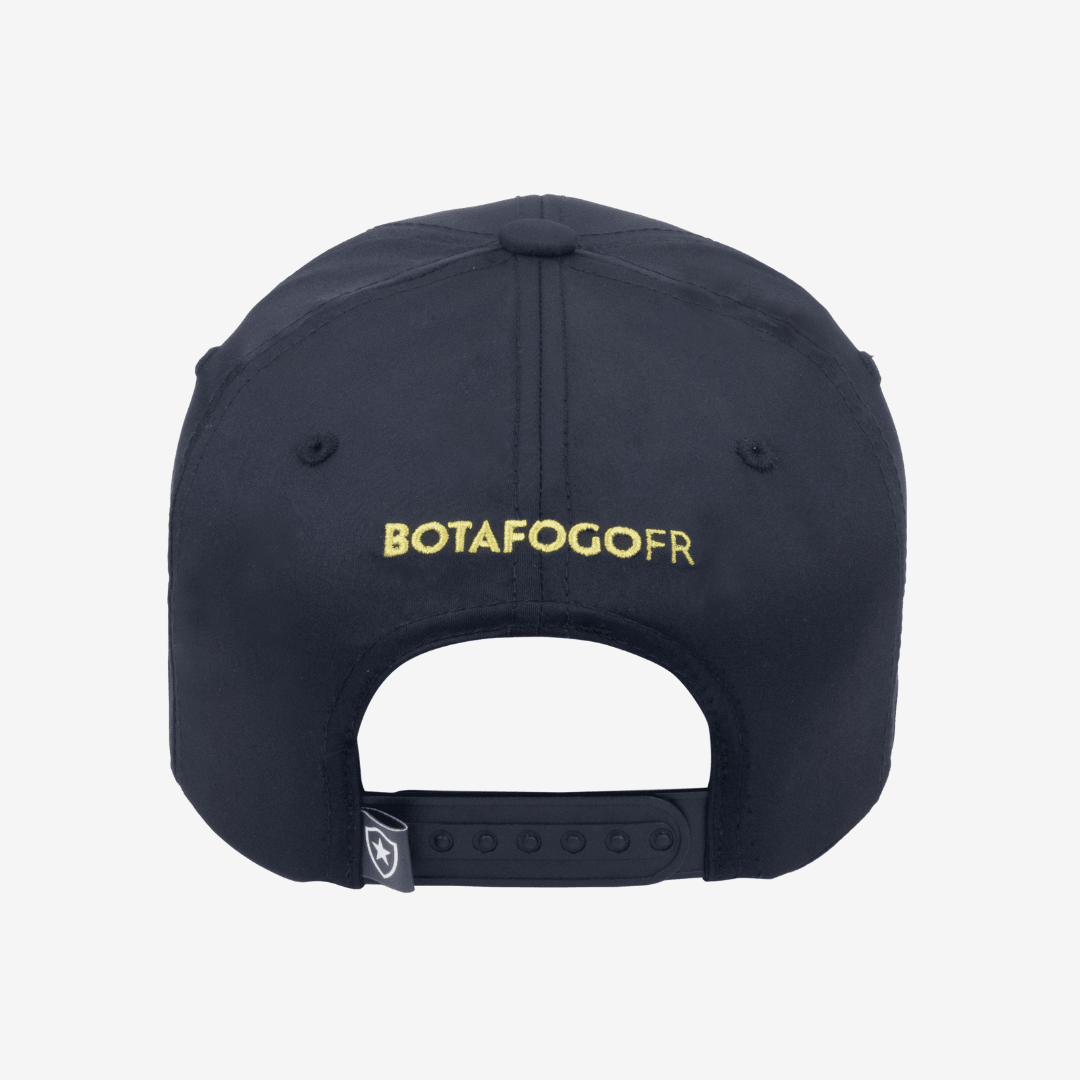 Boné Botafogo Gold Edition - Preto, vista de costas