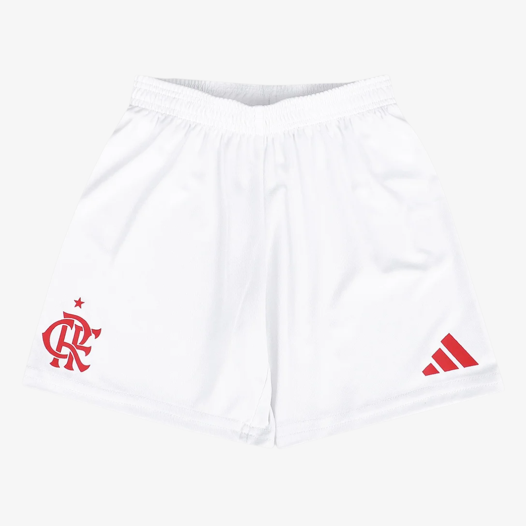 Conjunto Infantil Adidas Flamengo 2025/26 I, detalhe do escudo