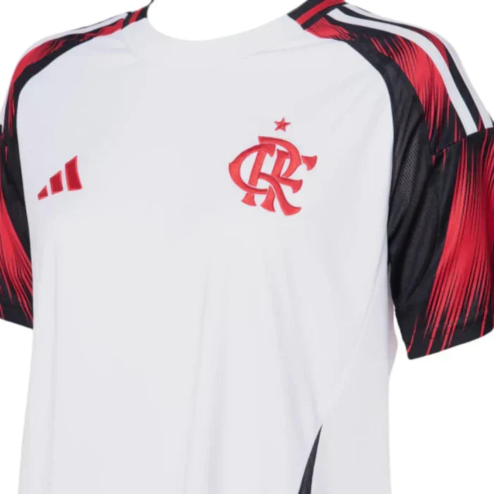 Camisa Feminina Adidas Flamengo 2025/26 II, vista de costas