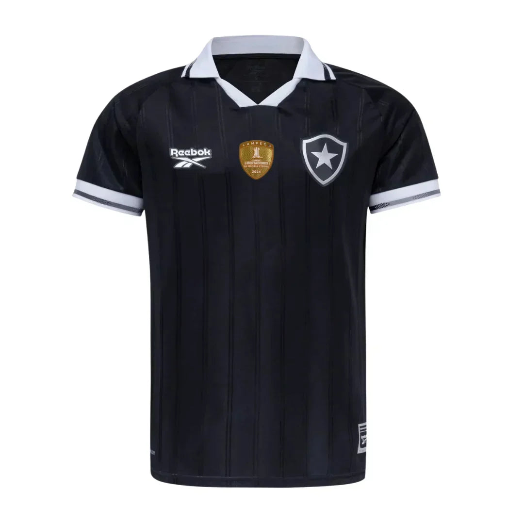 Camisa Rebook Botafogo 2025/26 II, detalhe da gola