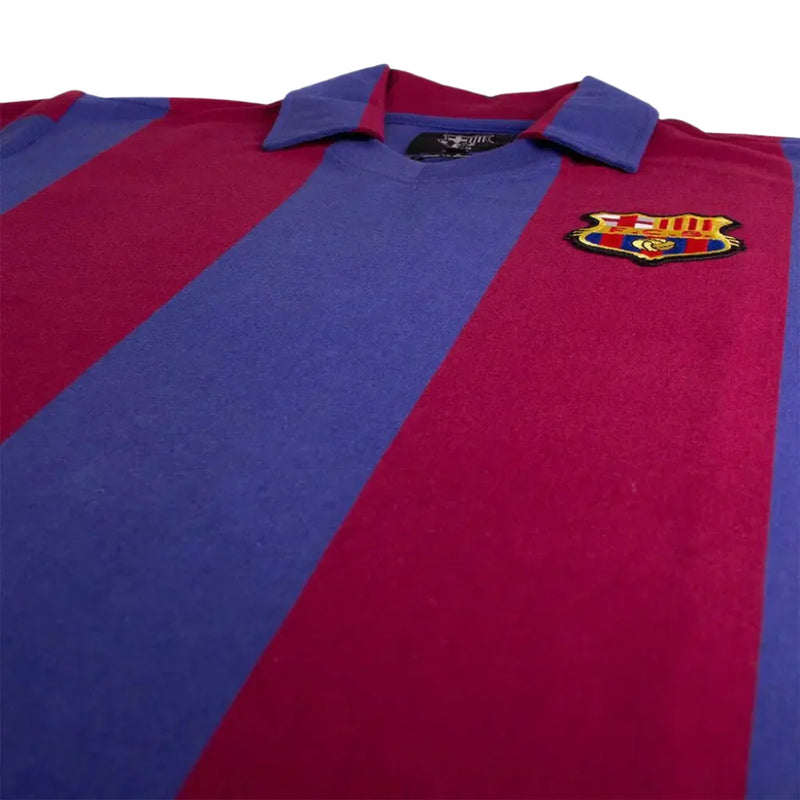 Camisa Masculina Retrô Barcelona 1980/81
