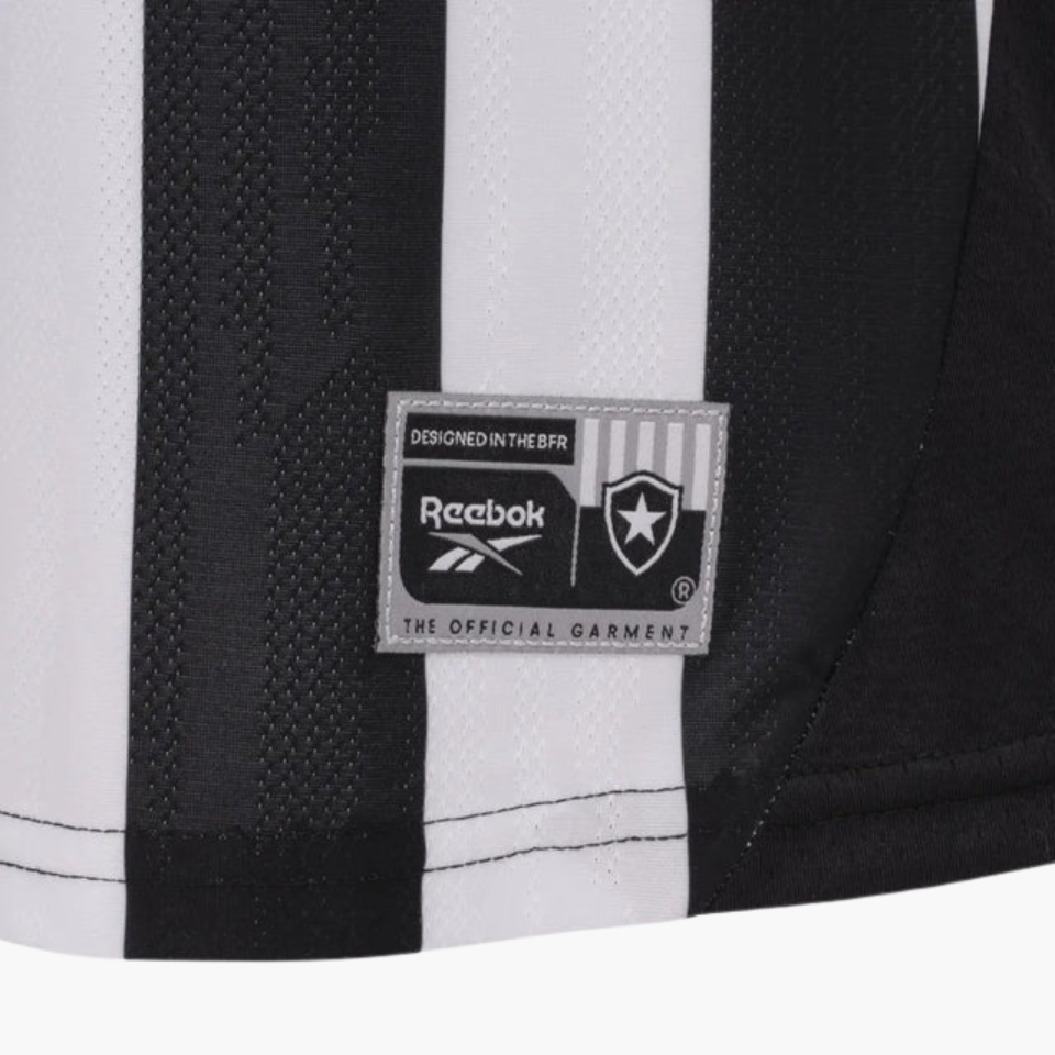 Camisa Feminina Reebok Botafogo 2025/26 I, detalhe do escudo