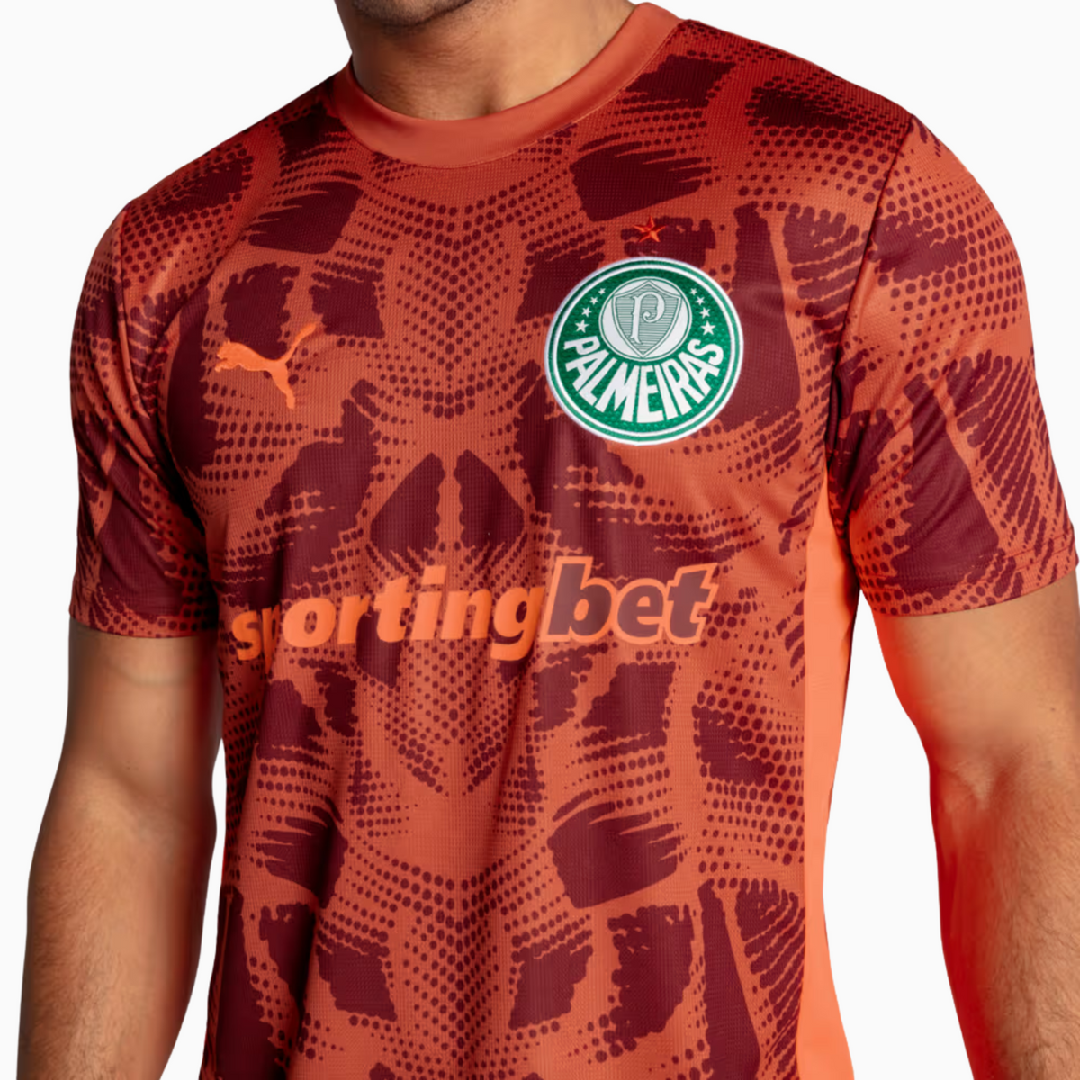 Camisa Goleiro Palmeiras 2025/26 II – Torcedor, detalhe do escudo