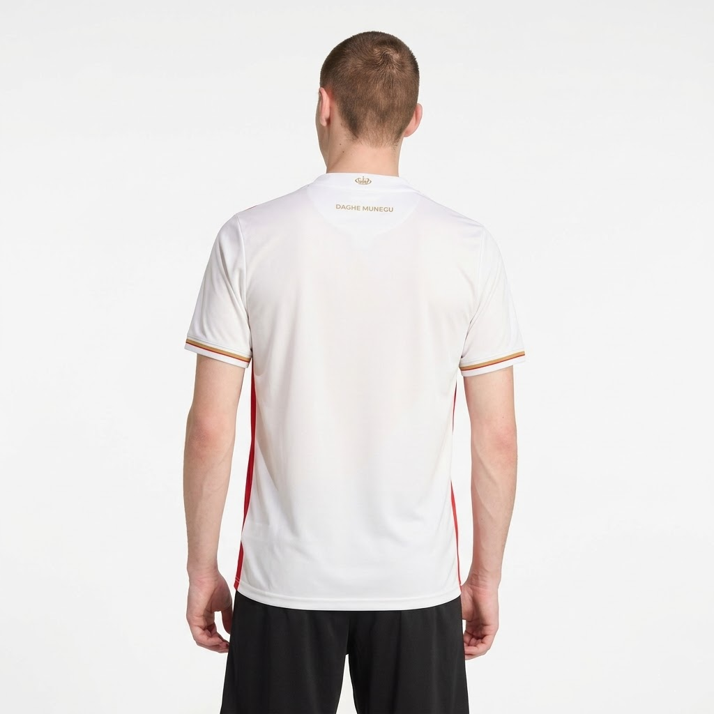 Camisa Mônaco 2025/26 I, vista de frente