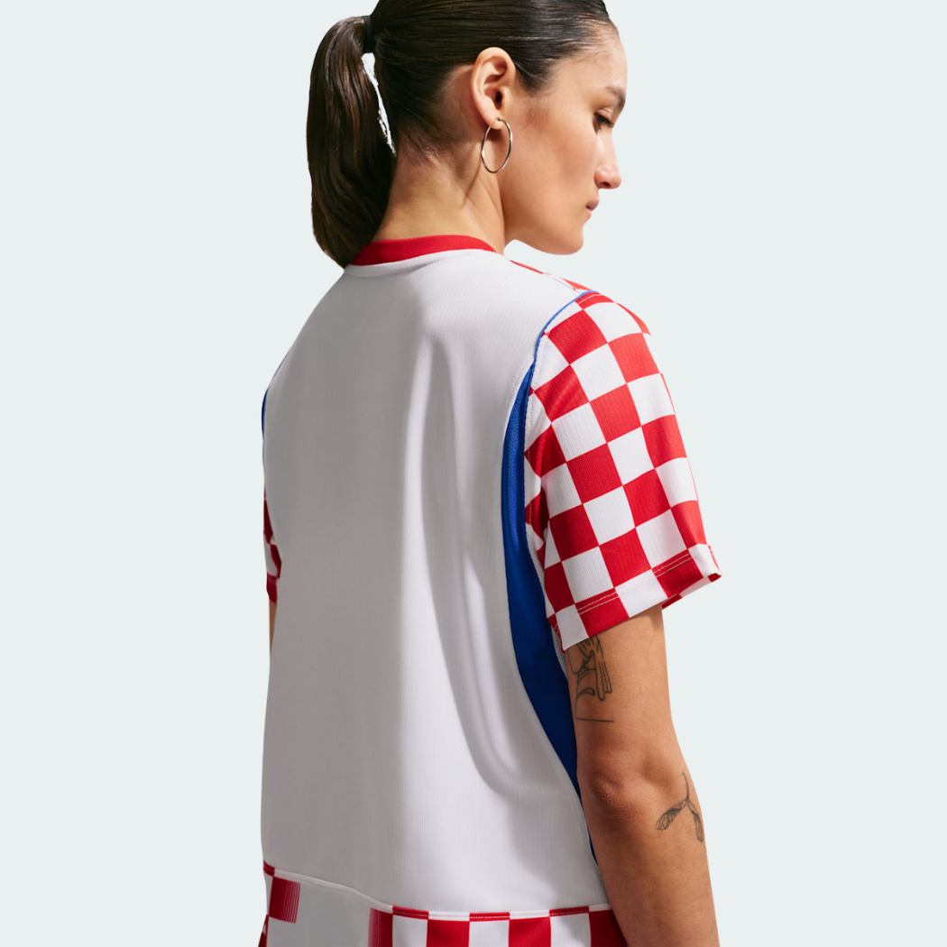 Camisa Feminina Croácia 2026/27 I, vista de costas