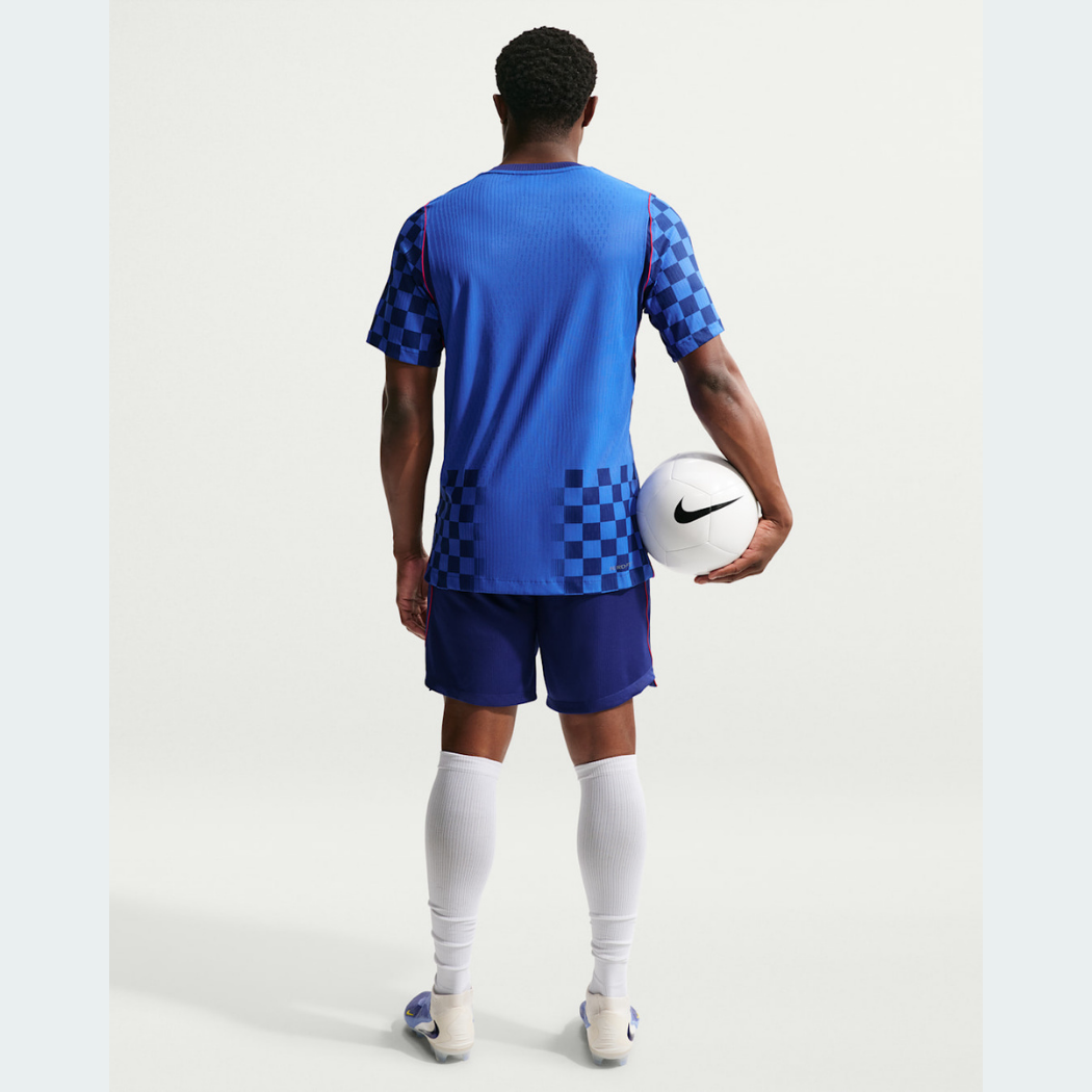 Camisa Croácia 2026/27 II Jogador, detalhe da gola