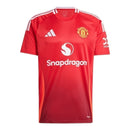 Camisa Manchester United I 24/25 - Torcedor Masculina - Vermelha com detalhes em branco