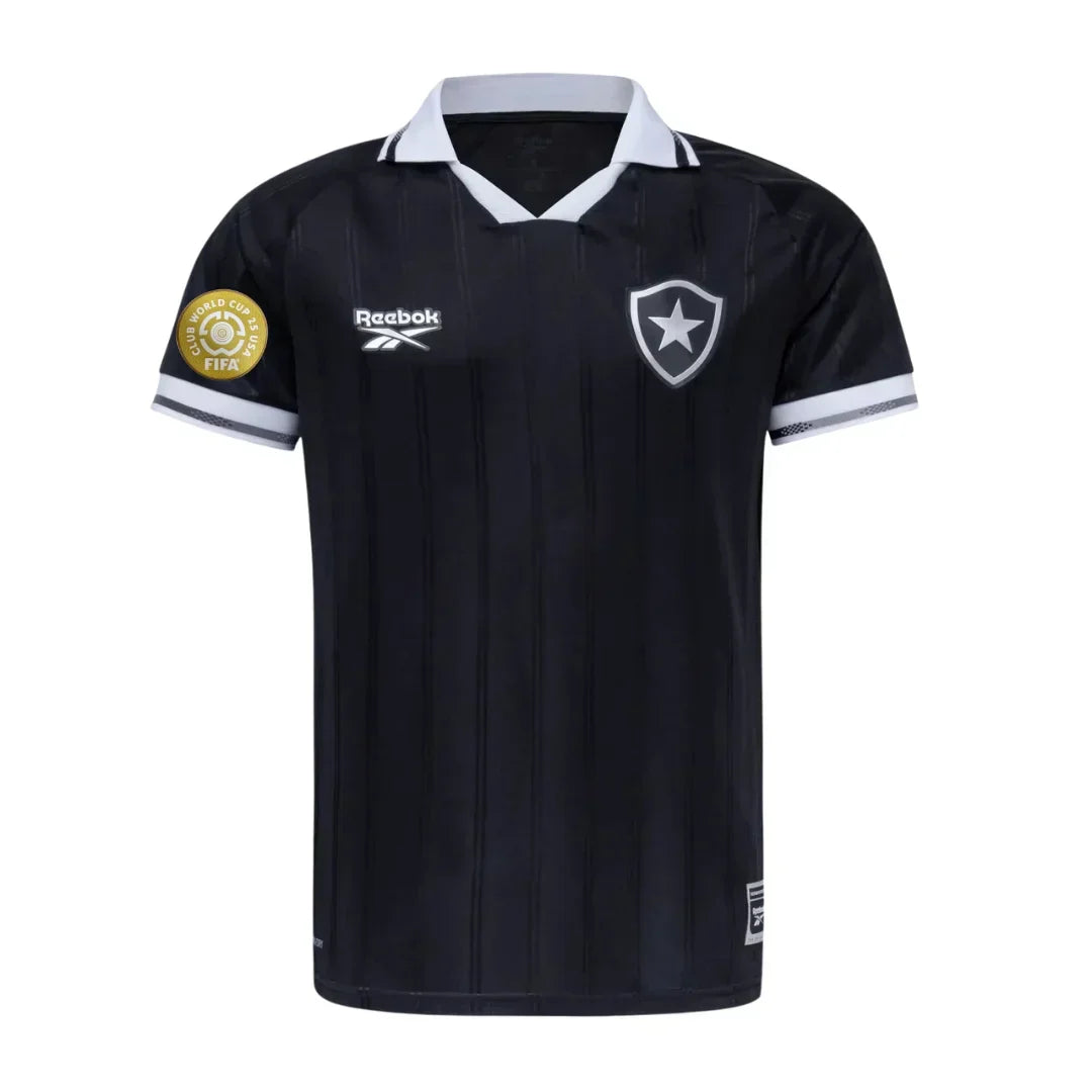 Camisa Rebook Botafogo 2025/26 II, detalhe do tecido