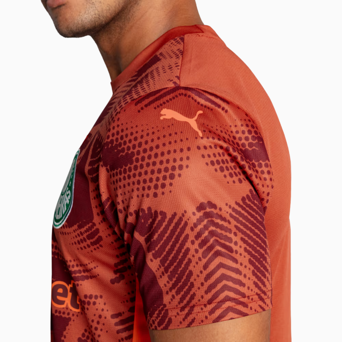 Camisa Goleiro Palmeiras 2025/26 II – Torcedor, detalhe da gola