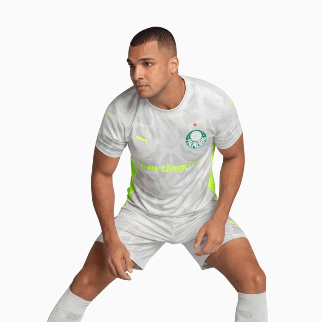 Camisa Goleiro Palmeiras 2025/26 III Jogador, detalhe do tecido