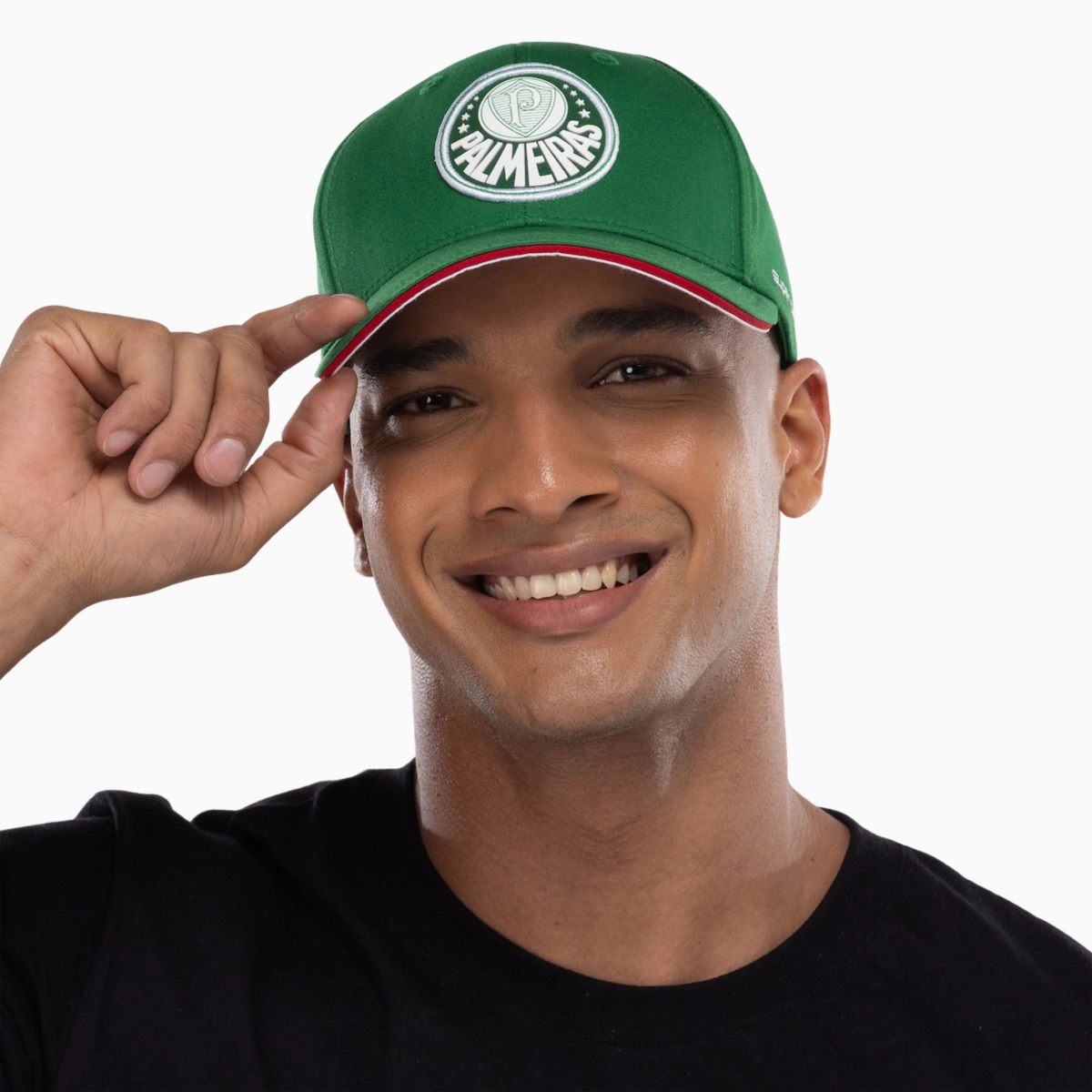 Boné Palmeiras Aba Curva Supercap – Adulto, vista de costas
