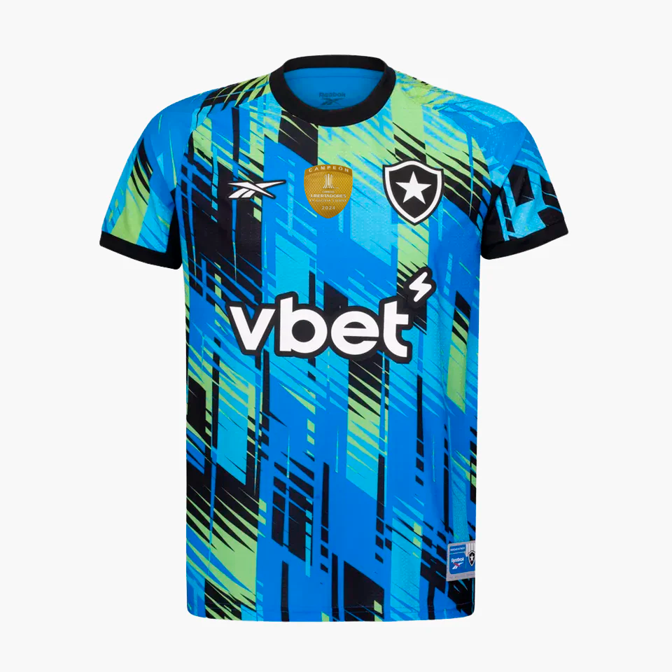 Camisa Goleiro Reebok Botafogo 2025/26 I, detalhe do tecido
