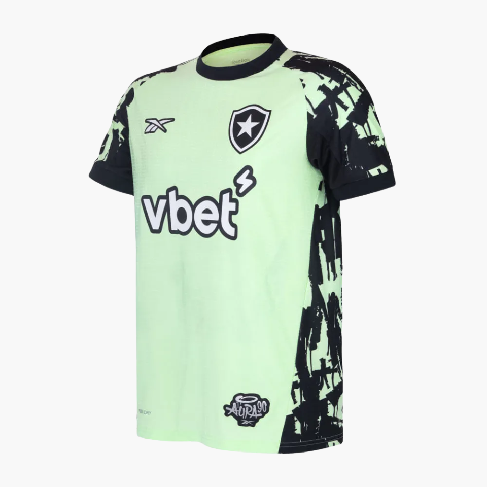 Camisa Goleiro Reebok Botafogo 2025/26 IV, vista de frente