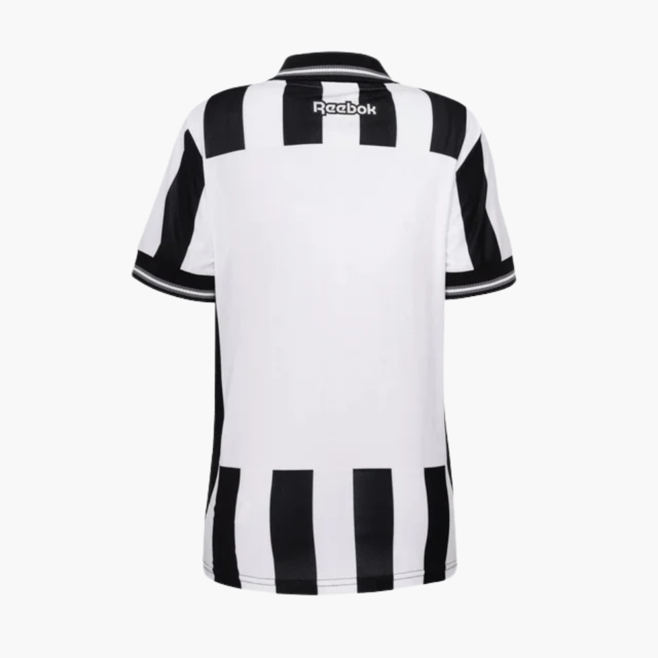Camisa Feminina Reebok Botafogo 2025/26 I, detalhe da gola