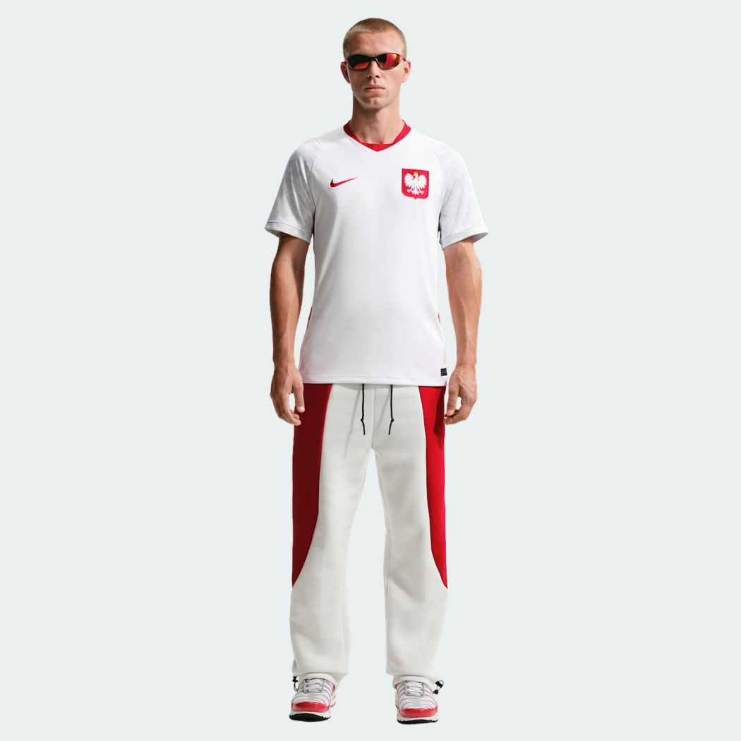 Camisa Polônia 2026/27 I, detalhe do tecido