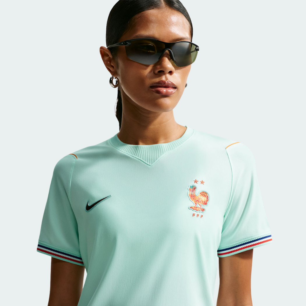 Camisa Feminina França 2026/27 II, vista de frente