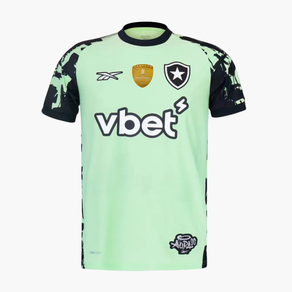 Camisa Goleiro Reebok Botafogo 2025/26 IV, detalhe do tecido