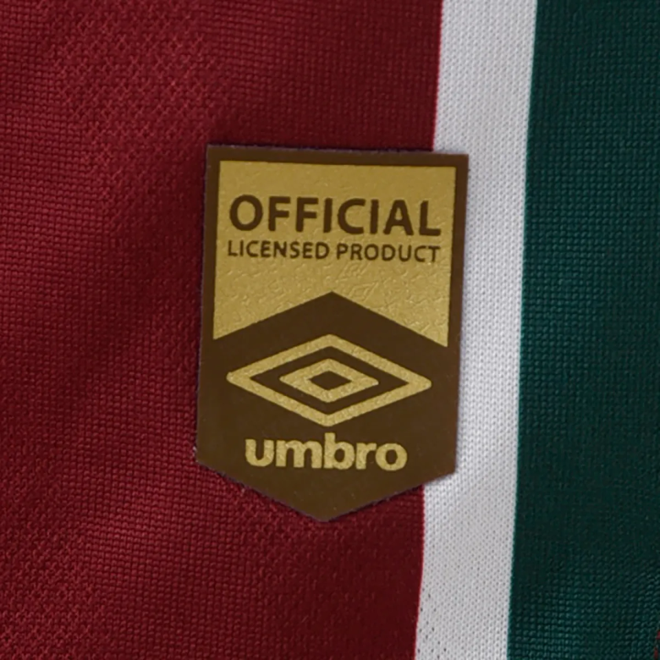 Camisa Umbro Fluminense 2025/26 I Jogador, detalhe da manga