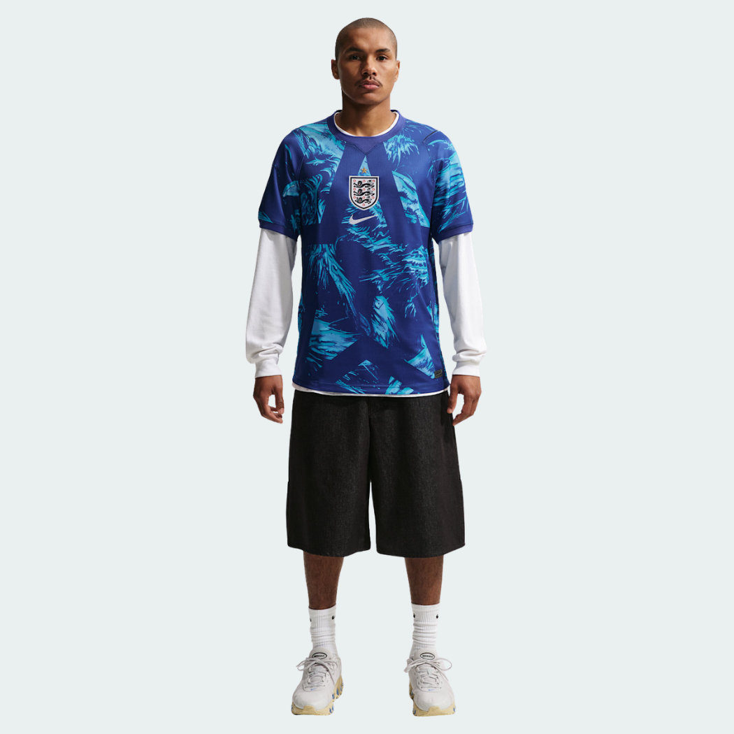 Camisa Inglaterra 2026/27 I Goleiro, detalhe da gola