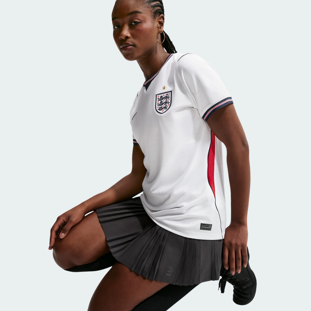 Camisa Feminina Inglaterra 2026/27 I, vista de costas