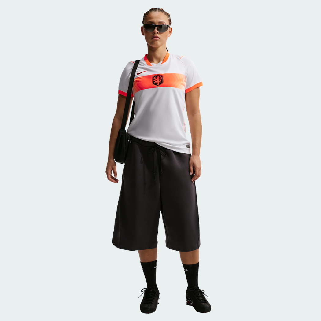 Camisa Feminina Holanda 2026/27 II, vista de costas
