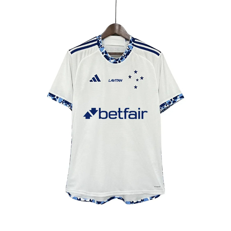 Camisa Masculina Cruzeiro Gabigol 25/26 - Branca