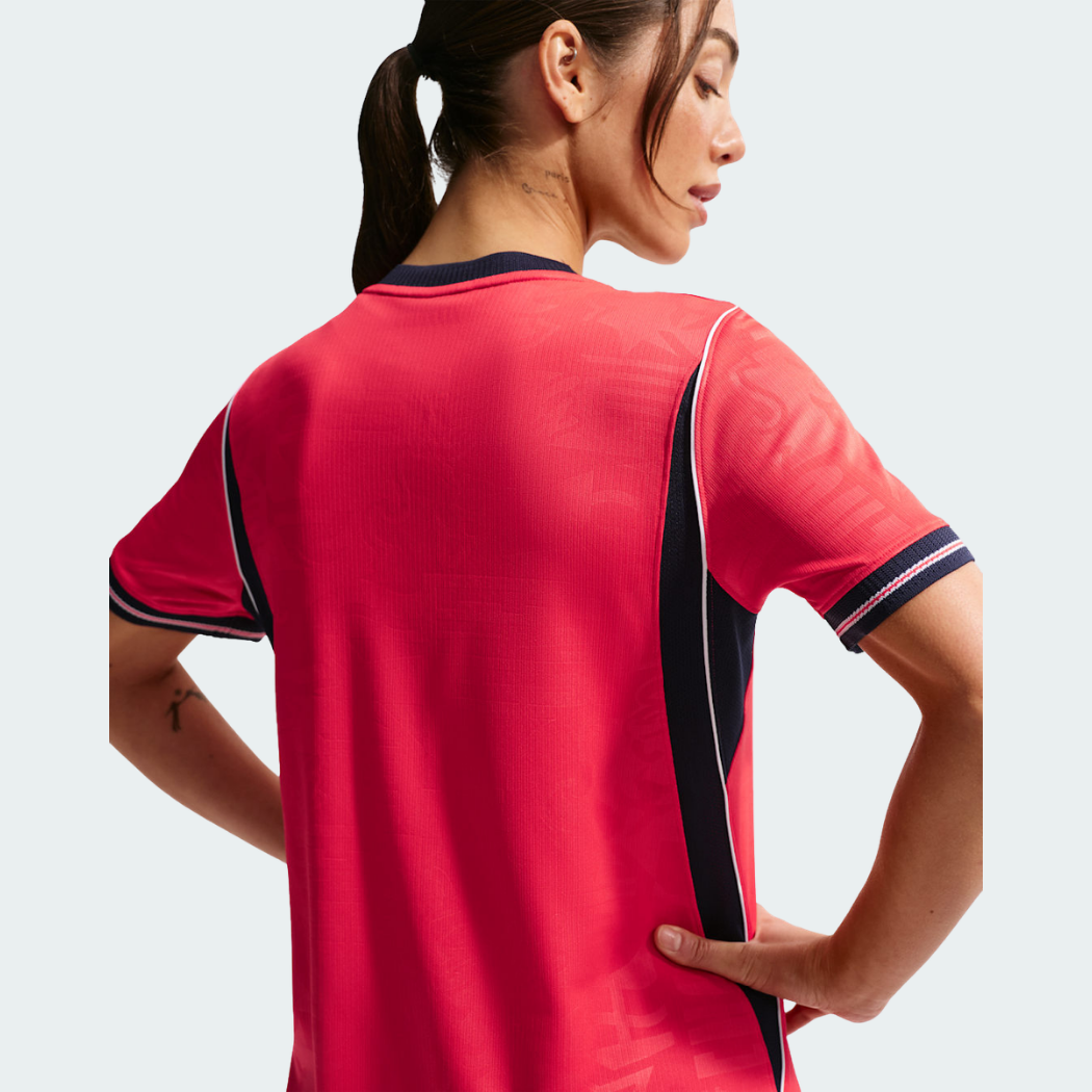 Camisa Feminina Inglaterra 2026/27 II, vista de frente