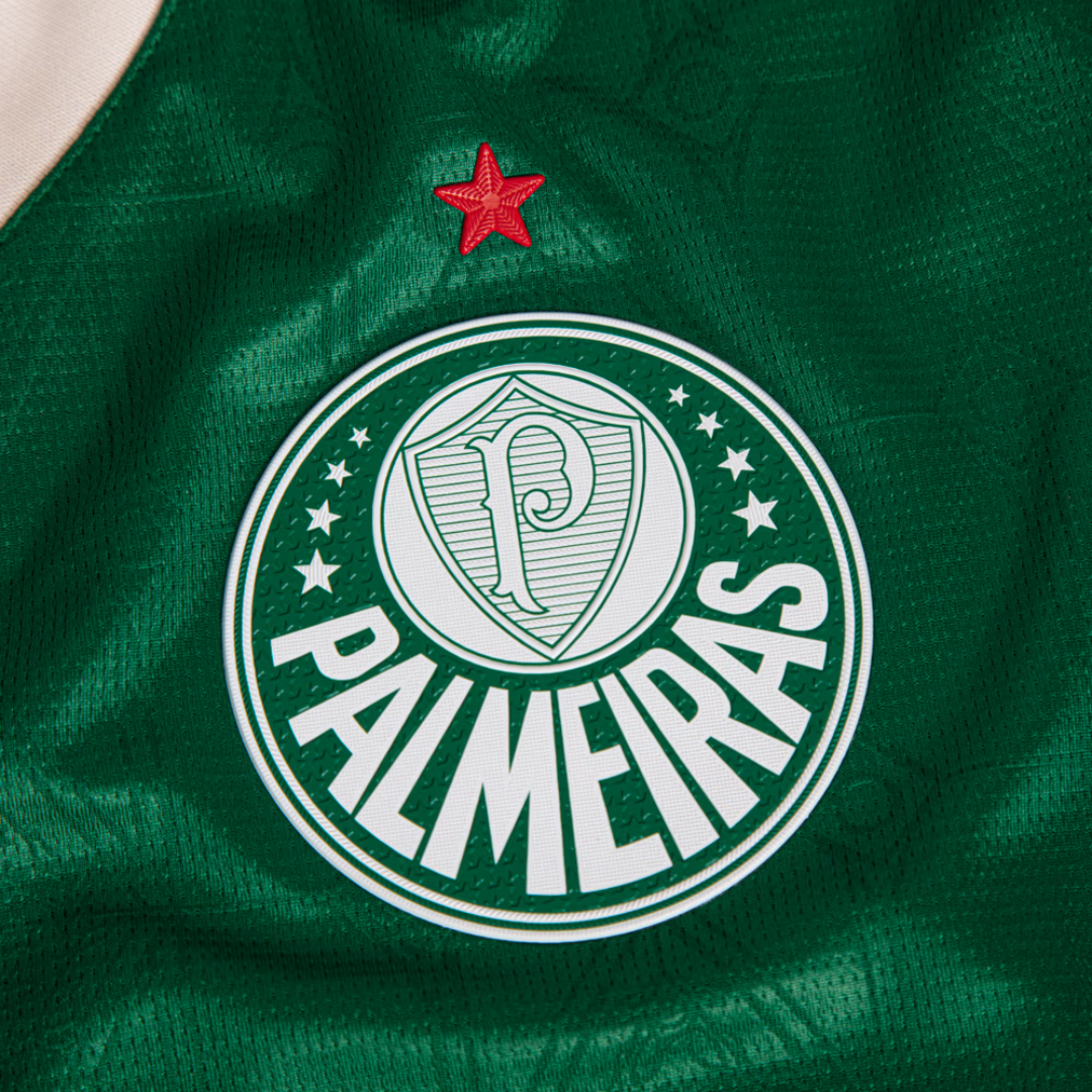 Camisa Puma Palmeiras 2025/26 I Jogador, detalhe do tecido