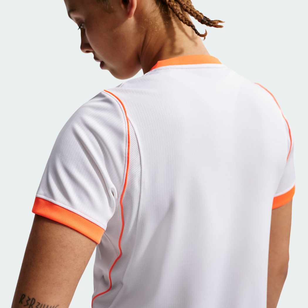 Camisa Feminina Holanda 2026/27 II, vista de frente