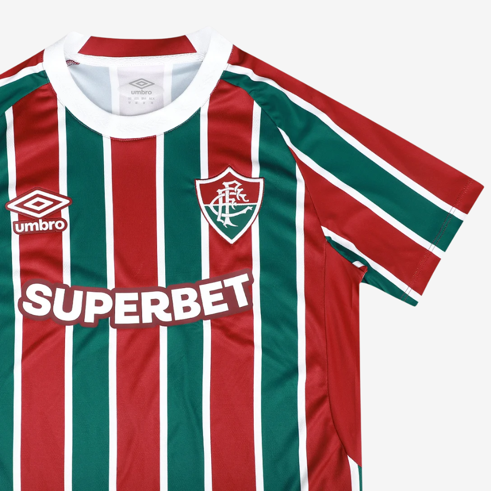 Camisa Umbro Fluminense 2025/26 I, vista de frente