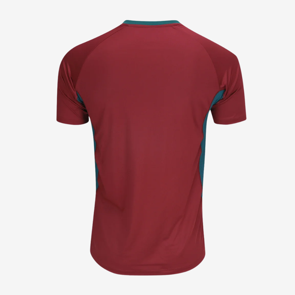 Camisa Treino Umbro Fluminense 2025/26, detalhe da gola