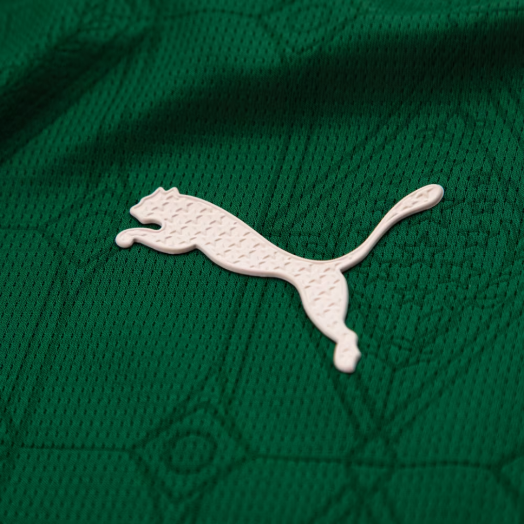 Camisa Puma Palmeiras 2025/26 I Jogador, detalhe da manga