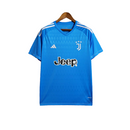 Camisa Juventus Goleiro II 23/24 - Torcedor  - Azul com detalhes em branco e preto