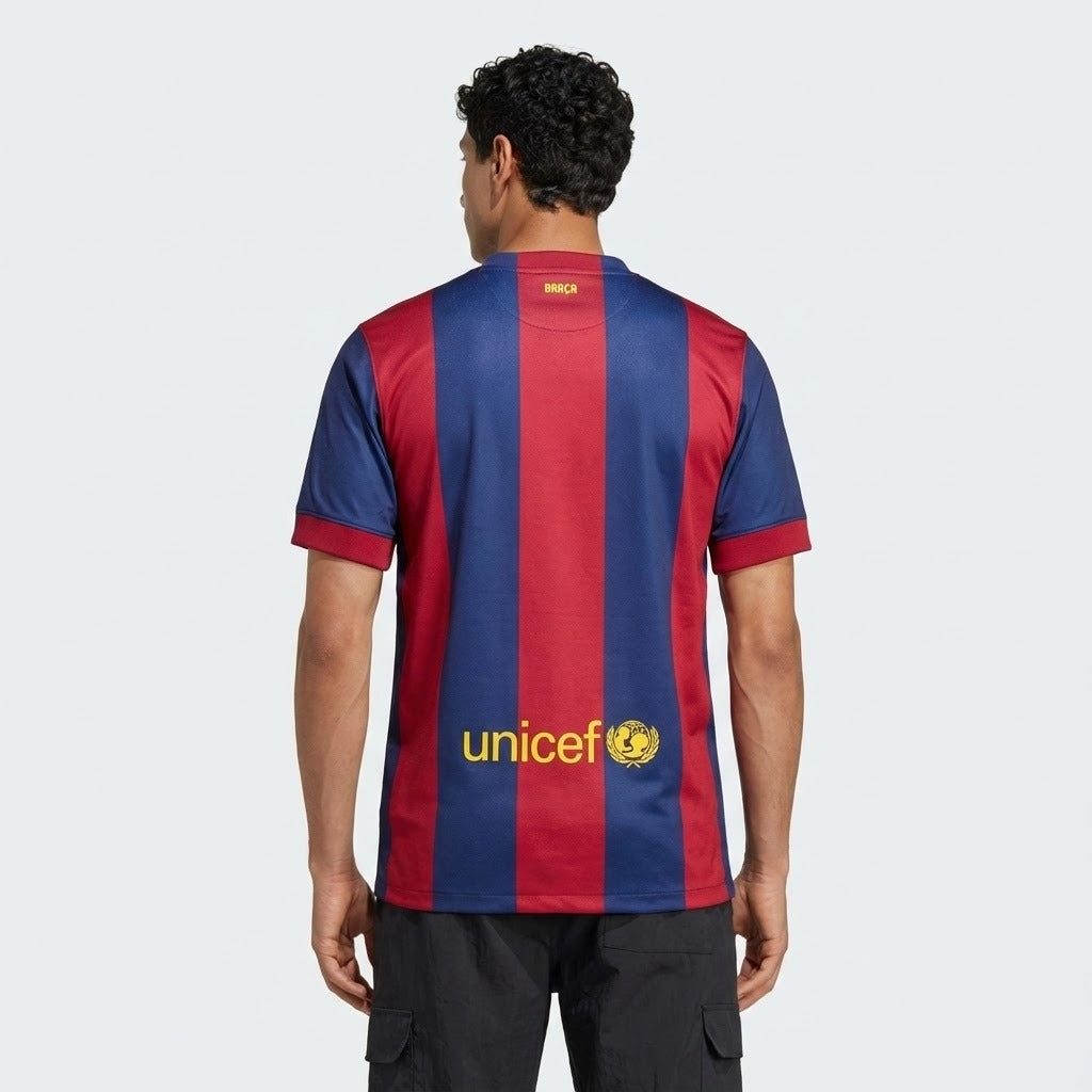 Camisa Retrô Barcelona 2014/15 I, vista de frente