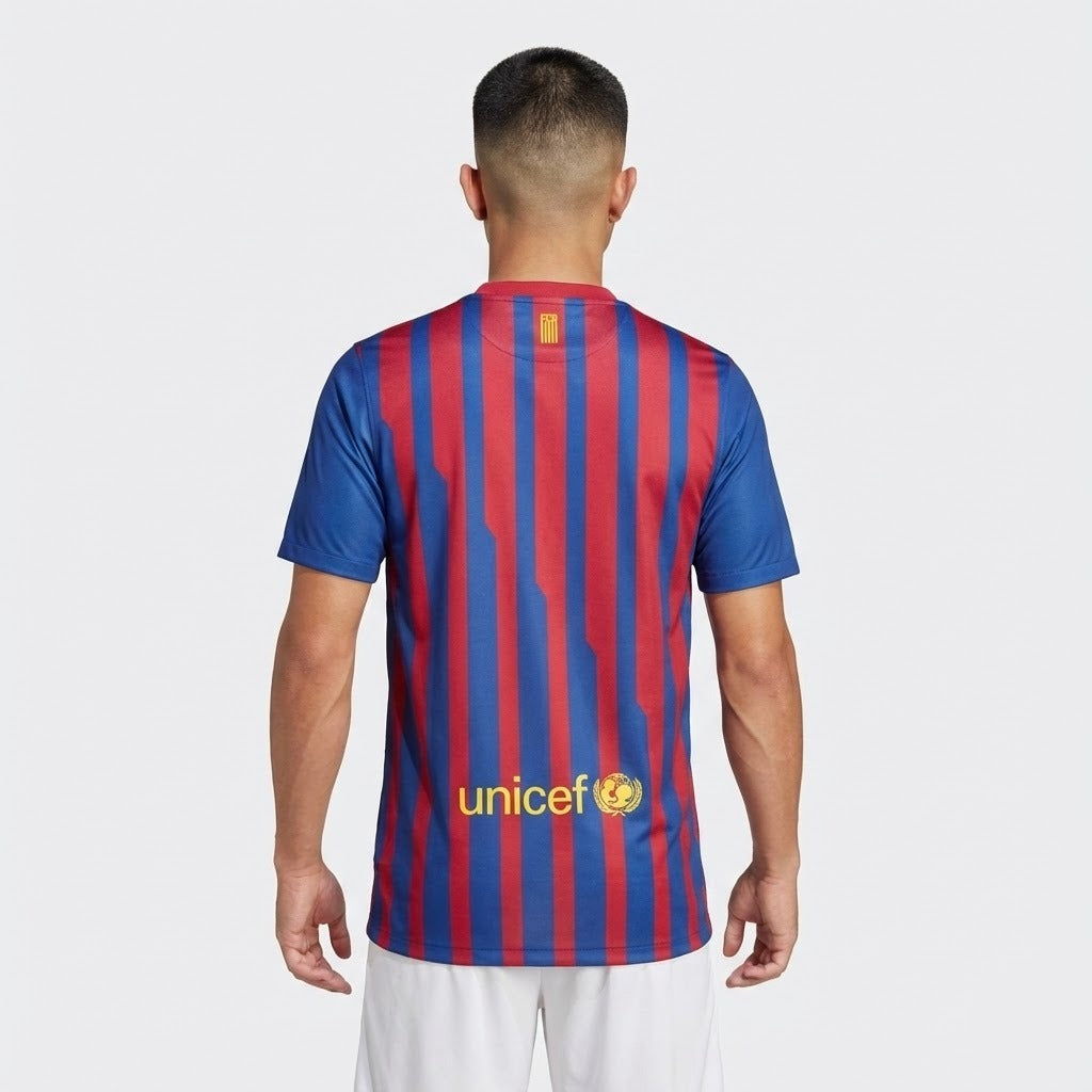 Camisa Retrô Barcelona 2011/12 I, vista de frente