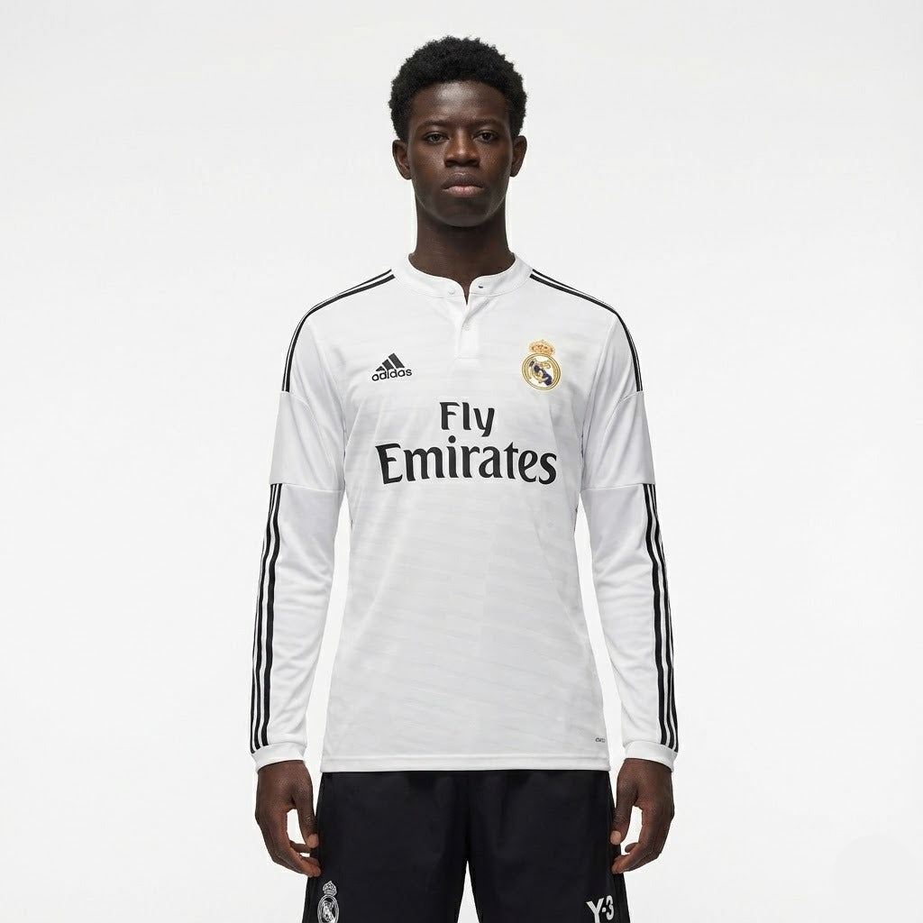 Camisa Retrô Real Madrid 2014/15 I Manga Longa na TSN Sports