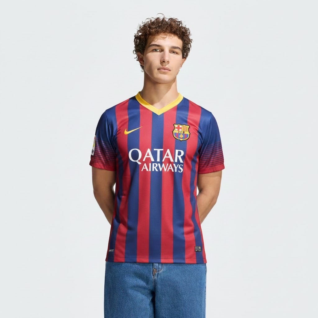 Camisa Retrô Barcelona 2013/14 I na TSN Sports