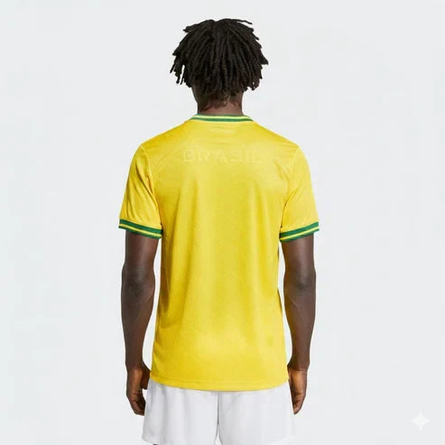 Camisa Seleção Brasil Home - Retrô 1991/92, vista de frente