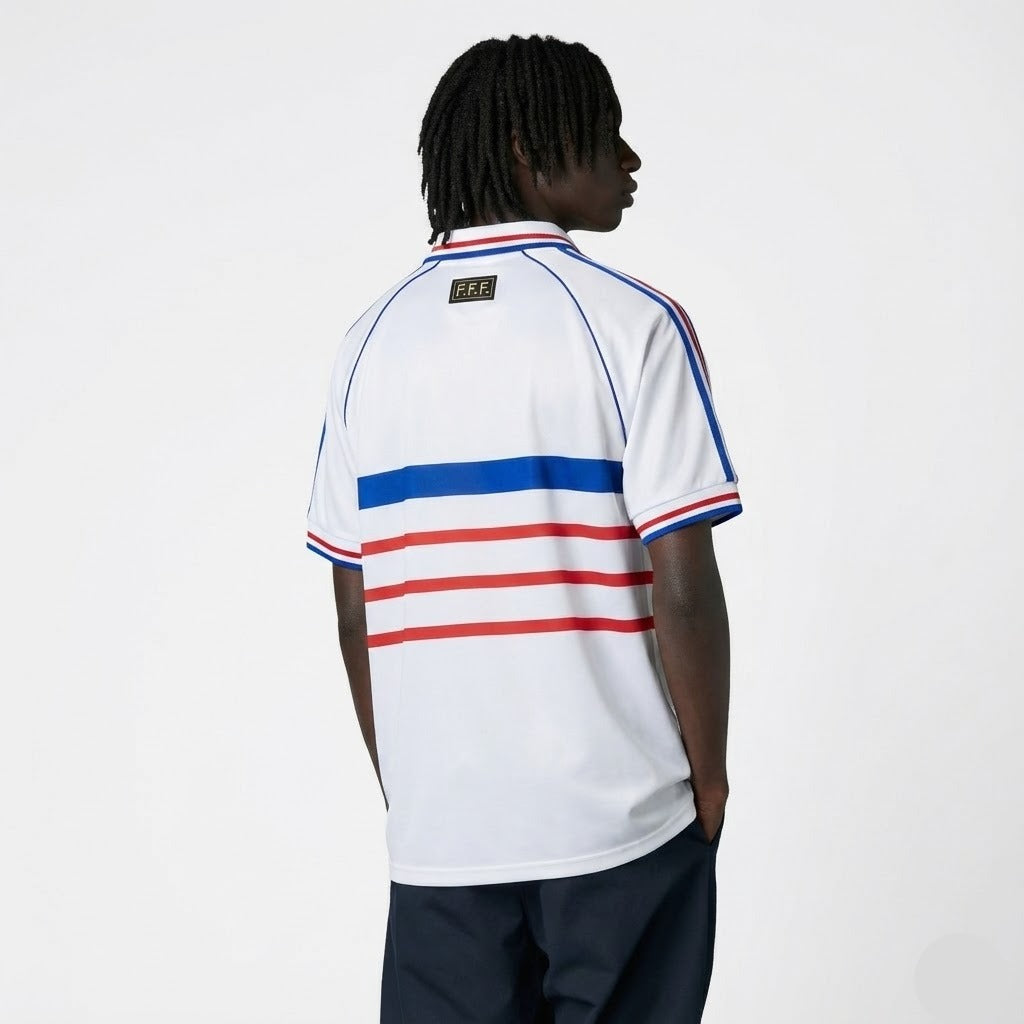 Camisa Retrô França 1998/99 II, vista de frente