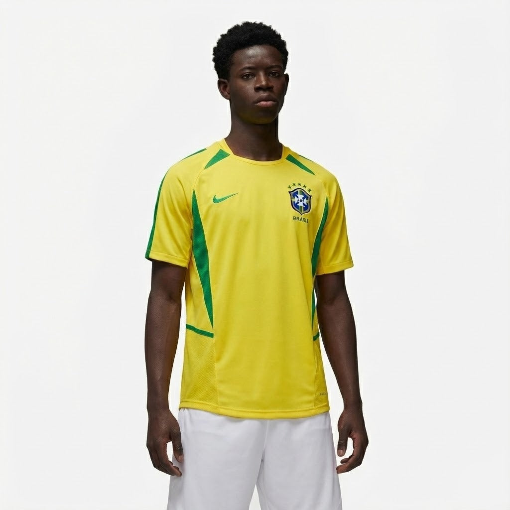 Camisa Seleção Brasil Home - Retrô 2002 na TSN Sports