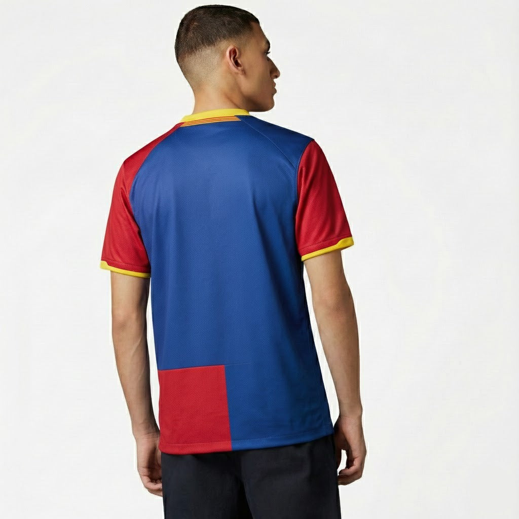 Camisa Retrô Barcelona 2008/09 I, vista de frente
