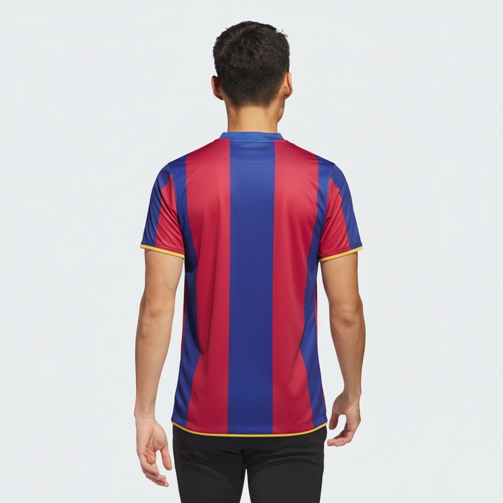 Camisa Retrô Barcelona 2007/08 I, vista de frente