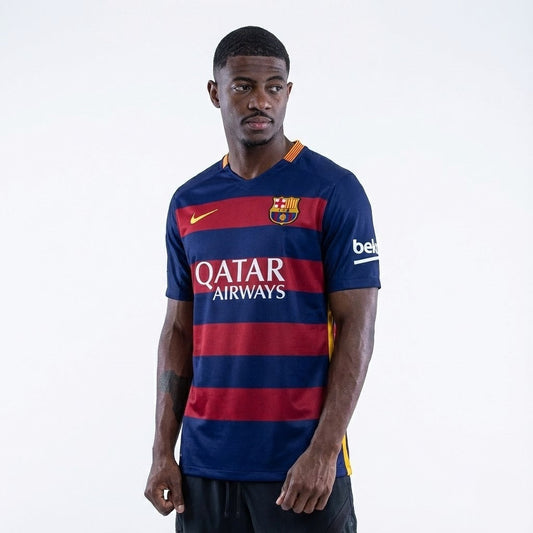 Camisa Retrô Barcelona 2015/2016 I na TSN Sports