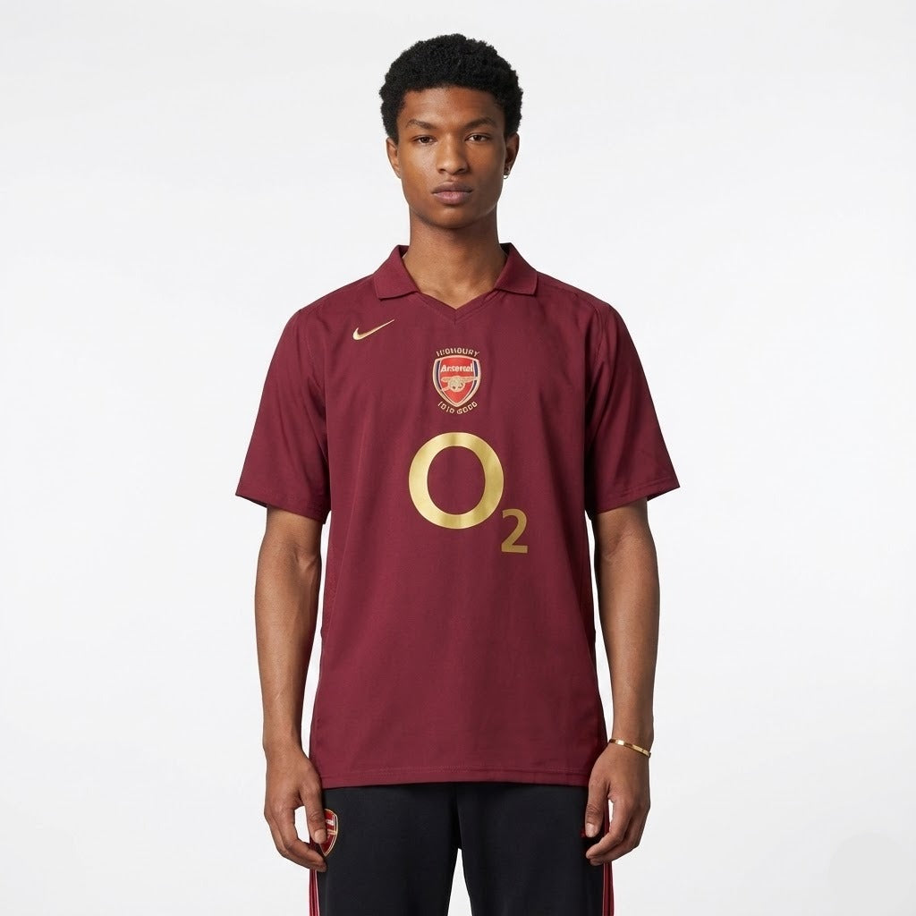 Camisa Retrô Arsenal 2005/06 I na TSN Sports