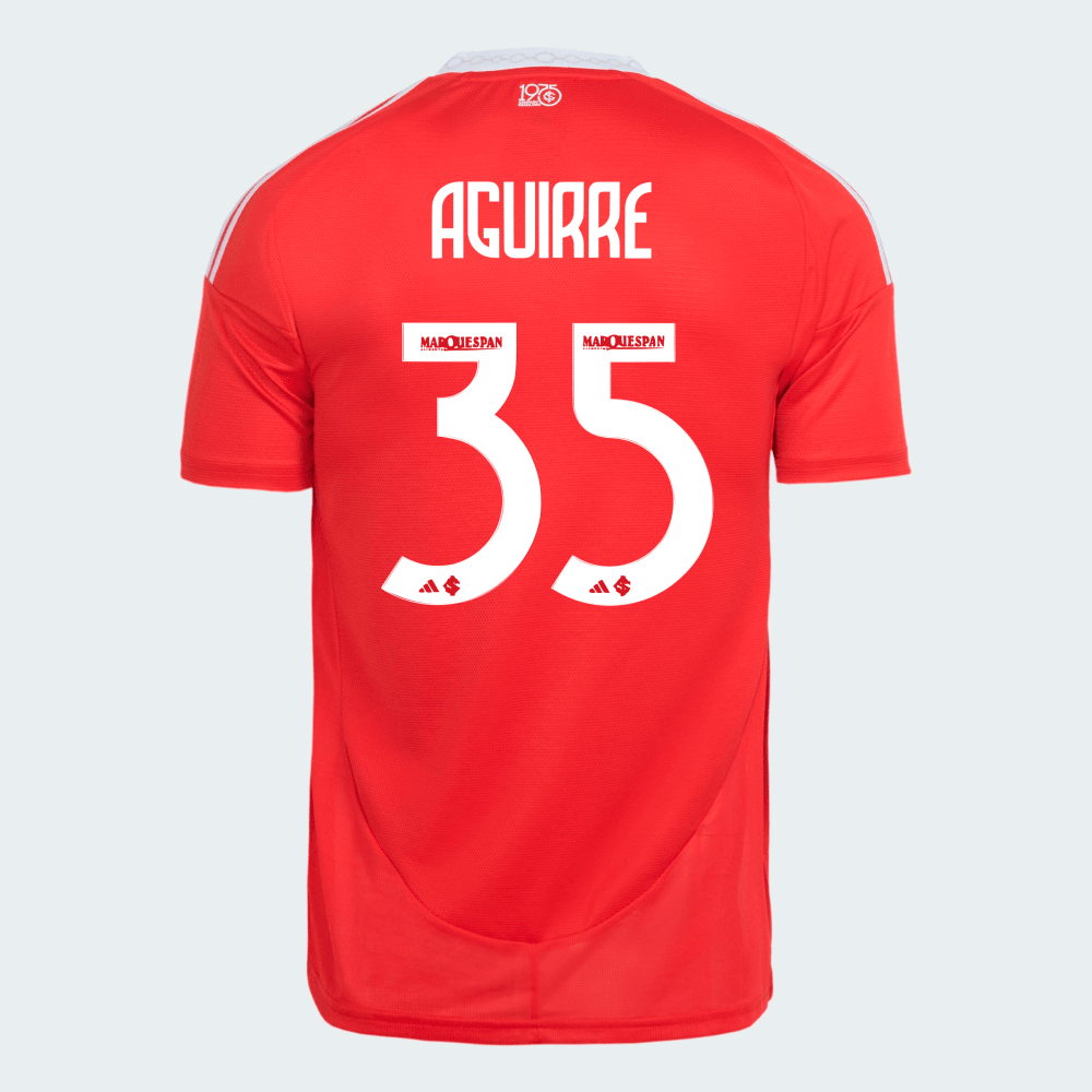 Camisa Adidas Internacional 2025/26 I - Aguirre N° 35 na TSN Sports