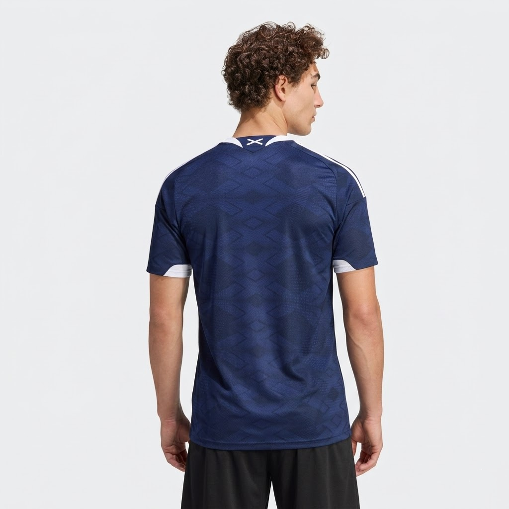 Camisa Escócia 2026/27 I, vista de frente