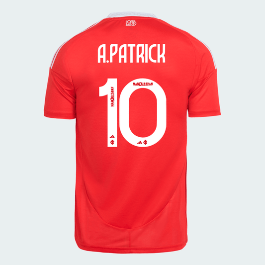 Camisa Adidas Internacional 2025/26 I - A. Patrick N° 10 na TSN Sports