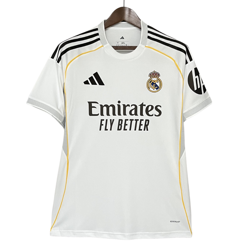 Camisa Real Madrid I 25/26 Torcedor  - Branco