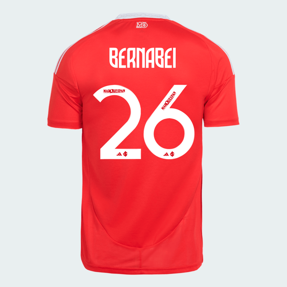 Camisa Adidas Internacional 2025/26 I - Bernabei N° 26 na TSN Sports