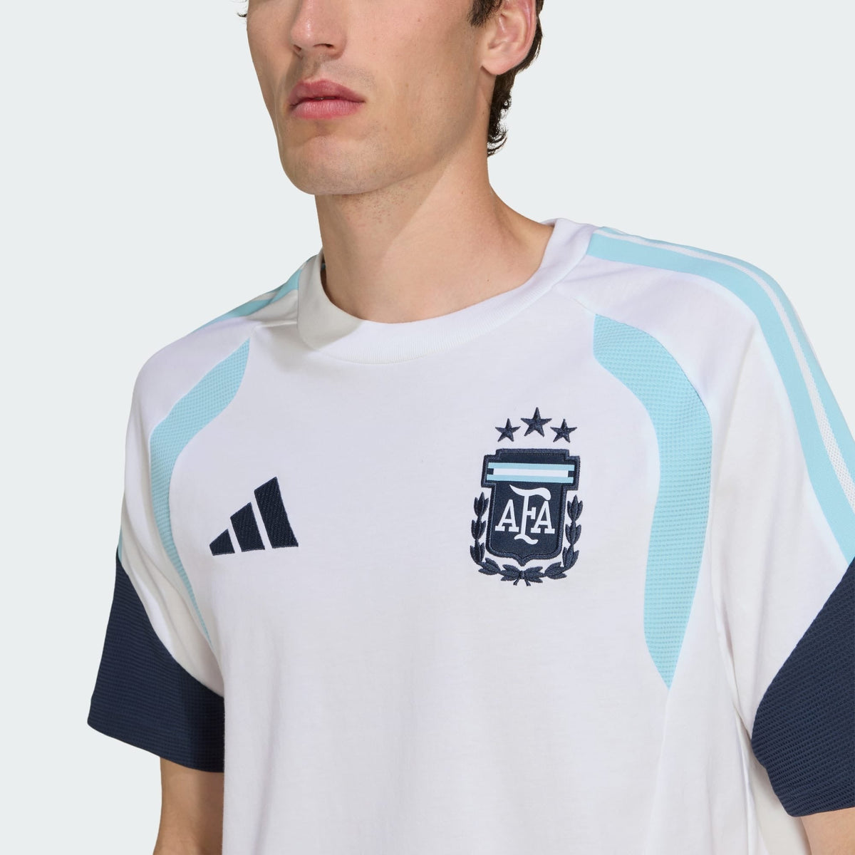 Camisa Moletom Treino Argentina 2026/27, detalhe do escudo